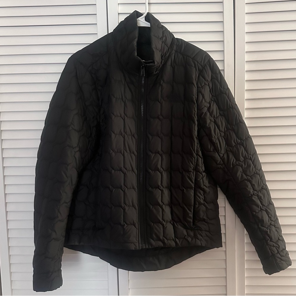 North Face Thermoball Black Puffy Jacket